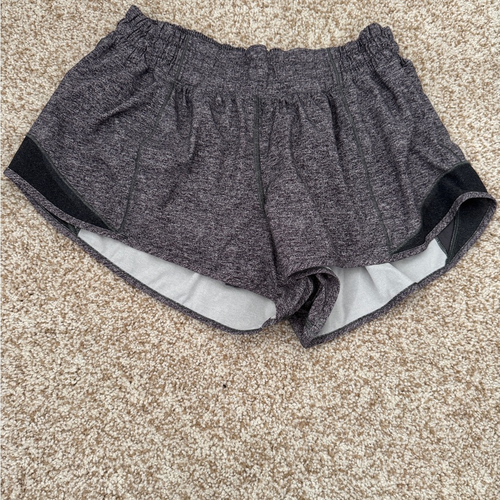 lululemon athletica Charcoal and Black Athletic Shorts